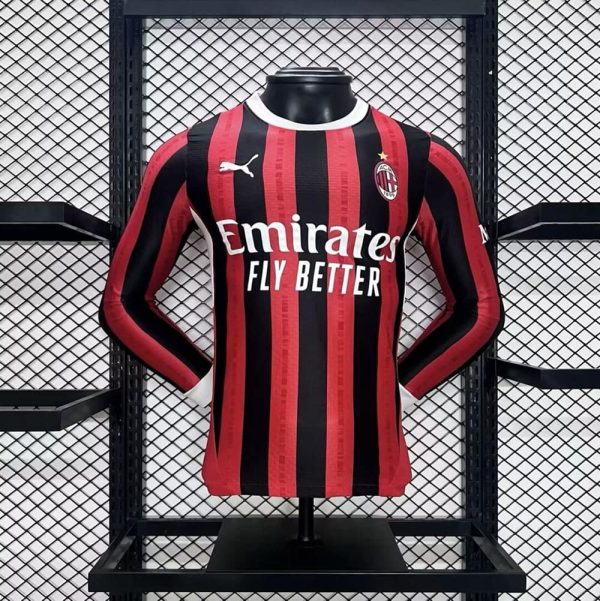 Maillot ac milan 204 2025  manches longues