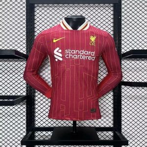 Liverpool  maillot foot domicile 204 2025  Manches Longues