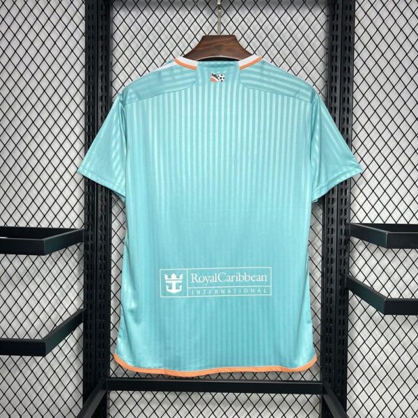 Inter Miami Fußballtrikot 2024 2025 dritte grün-blaue Retro-Version