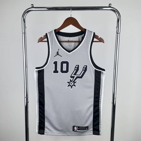 Maillot san antonio spurs 10 sochan nba basket