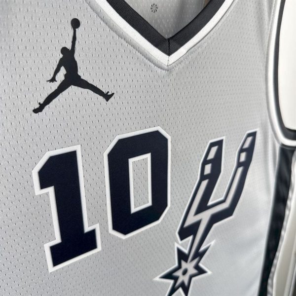 Maillot san antonio spurs 10 sochan nba basket