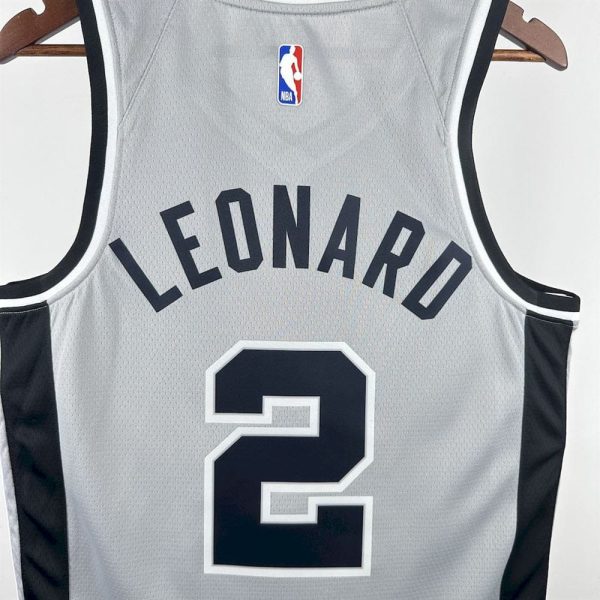 Maillot san antonio spurs 2 leonard nba basket