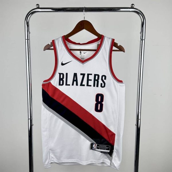 Maillot portland trail blazers  8 avdija nba basket