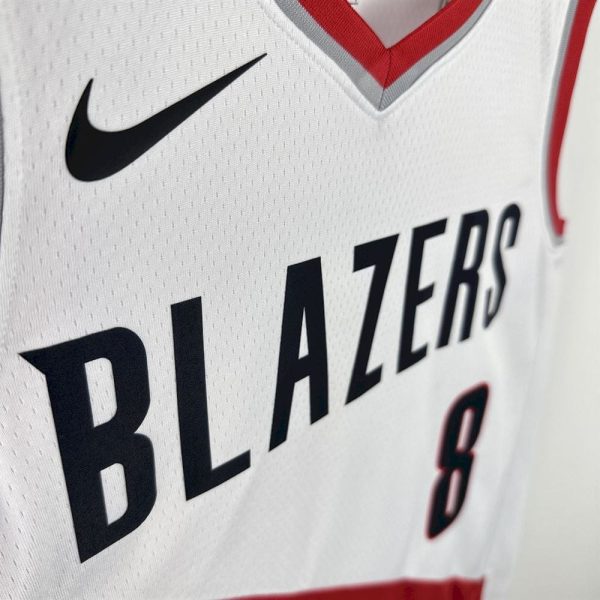 Maillot portland trail blazers  8 avdija nba basket