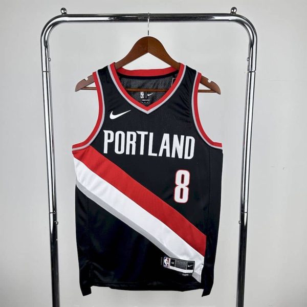 Maillot portland trail blazers  8 avdija nba basket