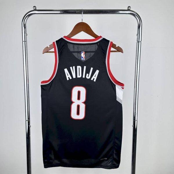 Maillot portland trail blazers  8 avdija nba basket