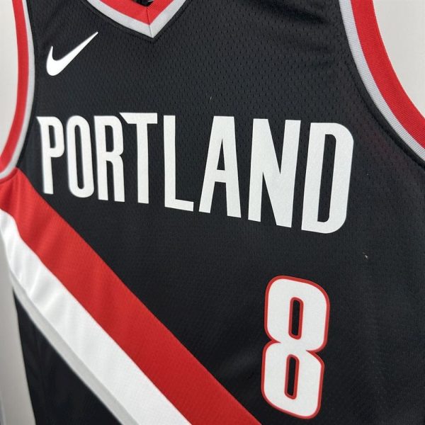 Maillot portland trail blazers  8 avdija nba basket