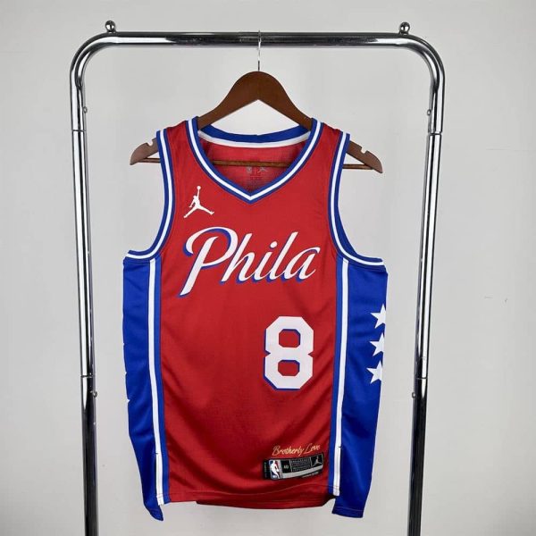 Maillot philadelphia 76ers 8 george nba basket