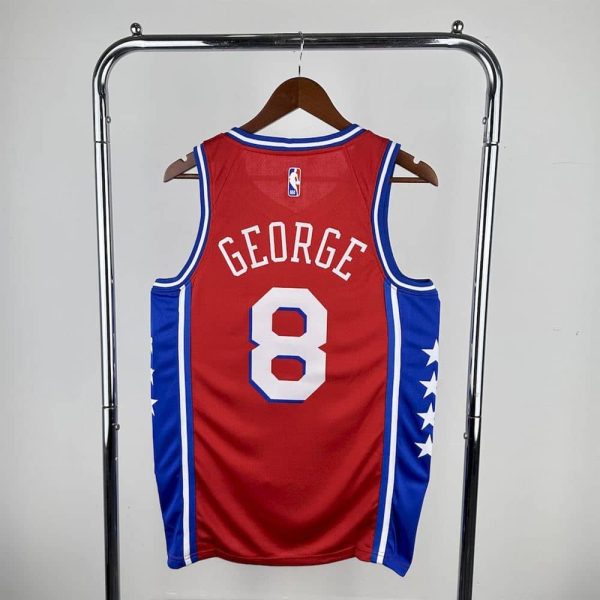 Maillot philadelphia 76ers 8 george nba basket