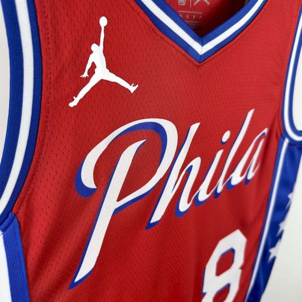 Maillot philadelphia 76ers 8 george nba basket