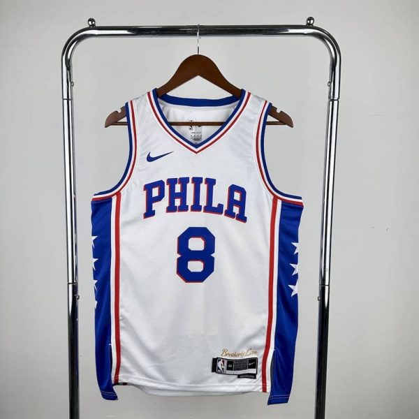 Maillot philadelphia 76ers 8 george nba basket