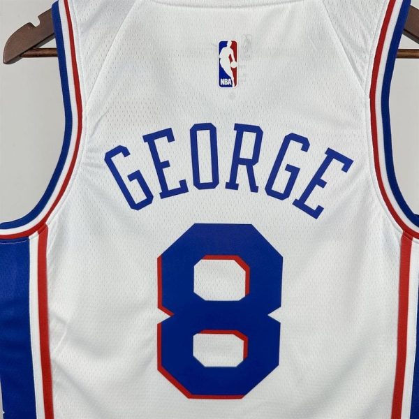 Maillot philadelphia 76ers 8 george nba basket