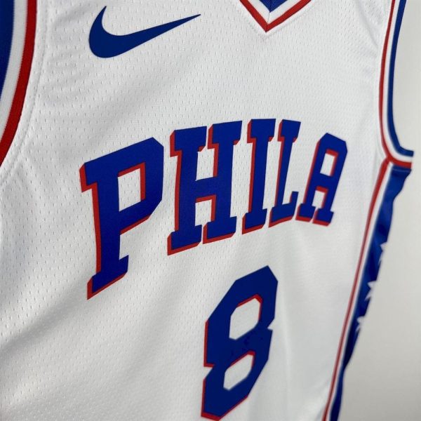 Maillot philadelphia 76ers 8 george nba basket