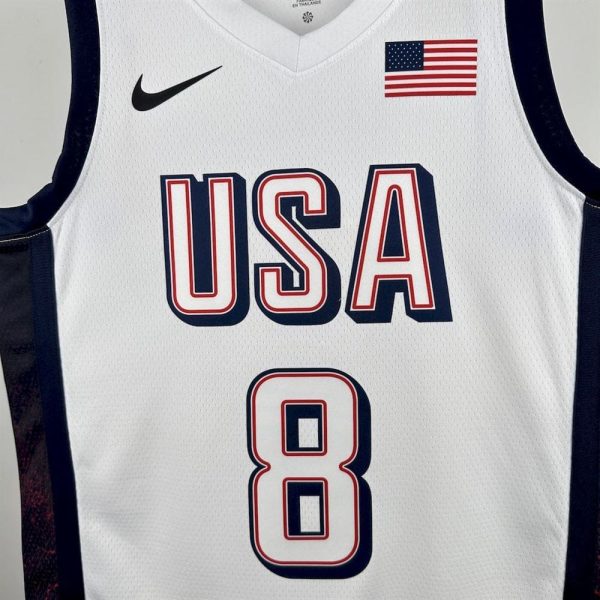 Maillot usa 8 leonard nba basket