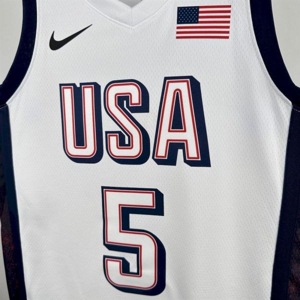 Maillot usa 5 edwards nba basket