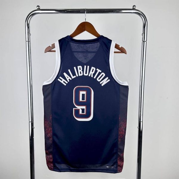 Maillot usa 9 haliburton nba basket