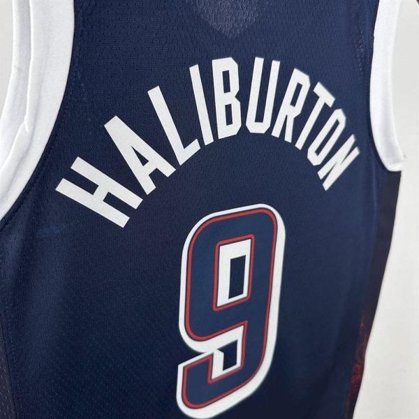 Maillot usa 9 haliburton nba basket