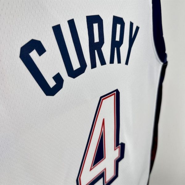 Maillot usa 4  curry nba basket