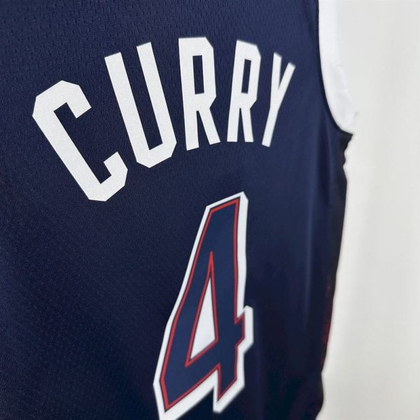 Maillot usa 4 curry nba basket