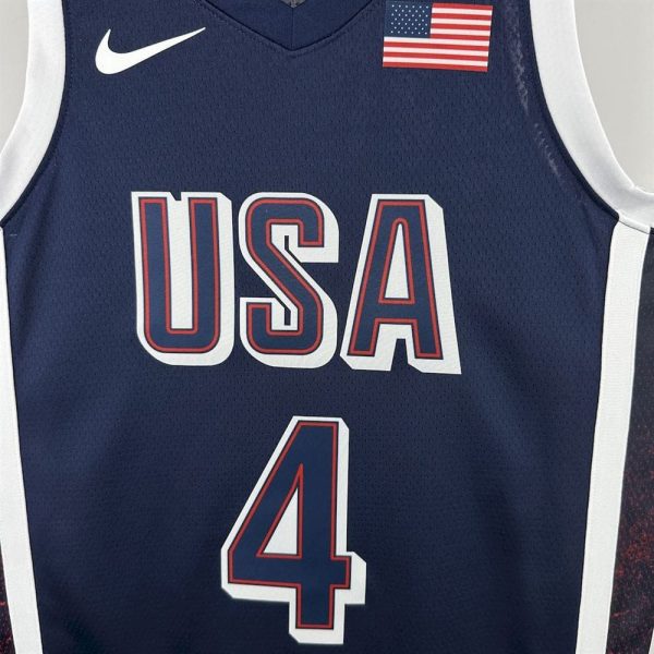 Maillot usa 4 curry nba basket