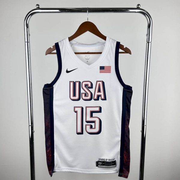 Maillot usa 15 booker  nba basket