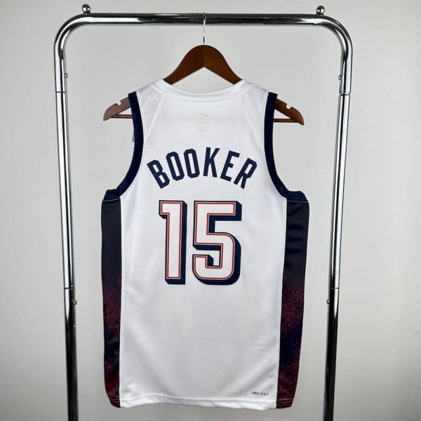 Maillot usa 15 booker  nba basket