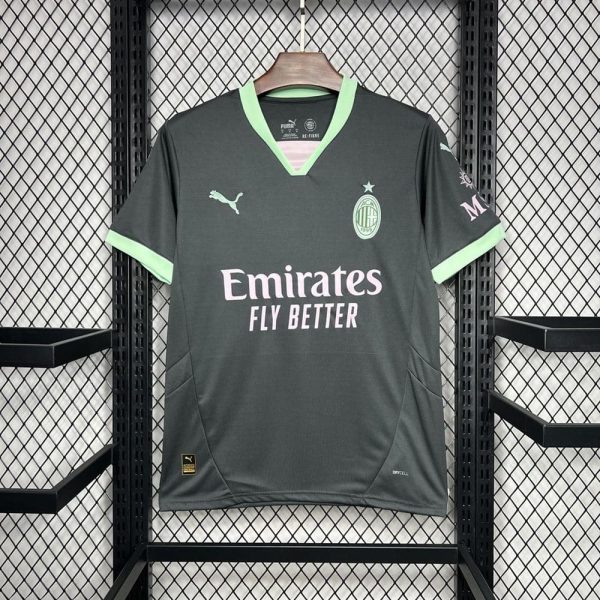 Ac milan maillot foot extérieur 2024 2025