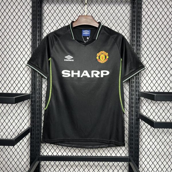 Manchester united maillot foot 1998 1999  retro