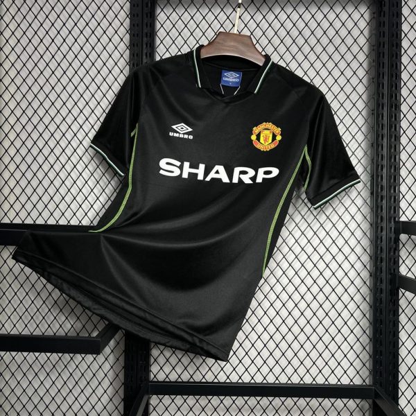 Manchester united maillot foot 1998 1999  retro