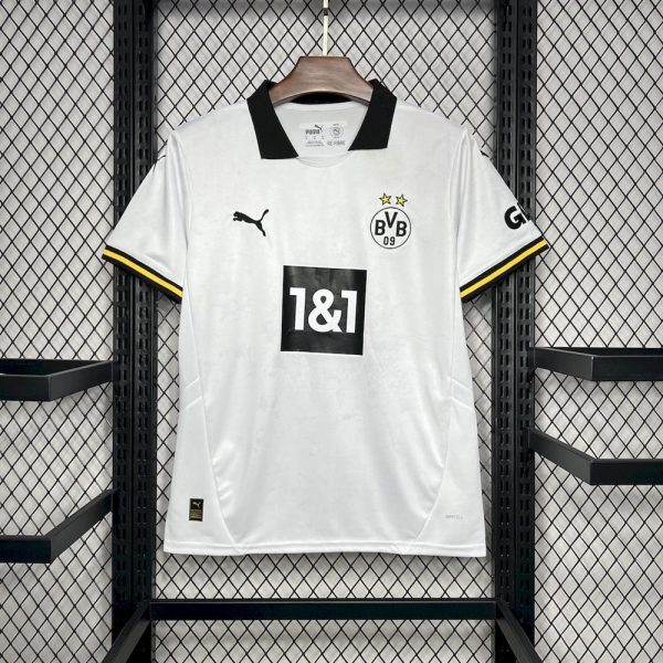 Borussia dortmund  maillot foot 2024 2025 third blanc