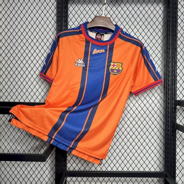 Fc barcelone maillot foot rétro 1997 retro