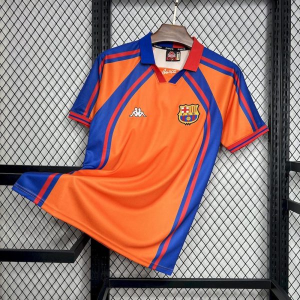 Fc barcelone maillot foot rétro 1998 retro