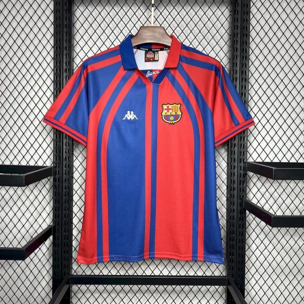 Fc barcelone maillot foot rétro 1998 retro