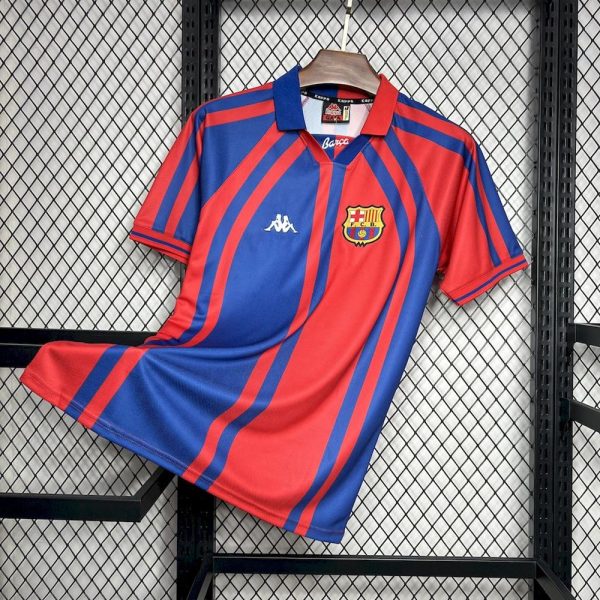 Fc barcelone maillot foot rétro 1998 retro