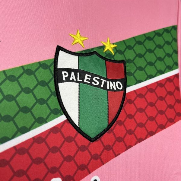 Palestine maillot foot  rose 2024 2025