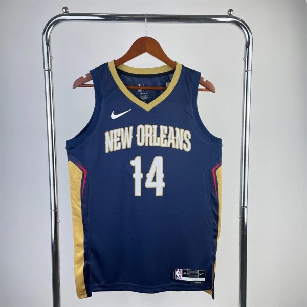 Maillot nouvelle orléans pelicans 14 ingram nba basket