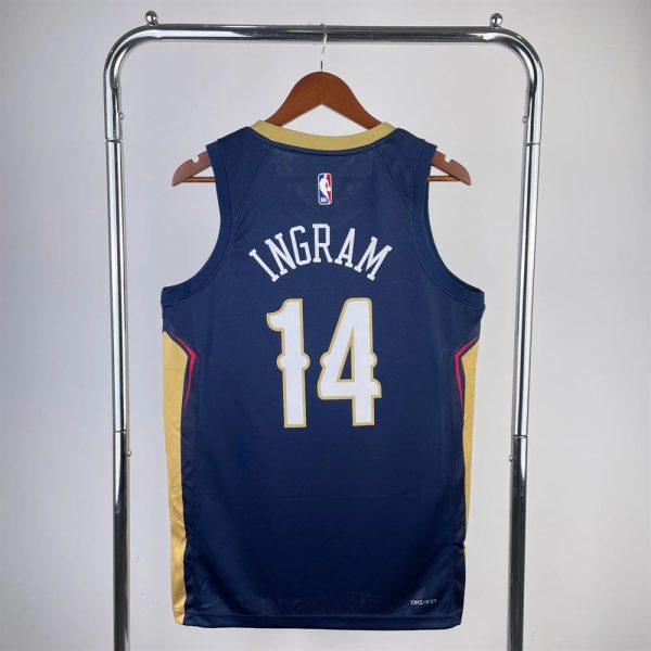 Maillot nouvelle orléans pelicans 14 ingram nba basket