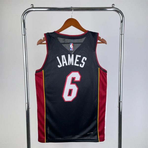 Maillot miami heat 6 james nba basket