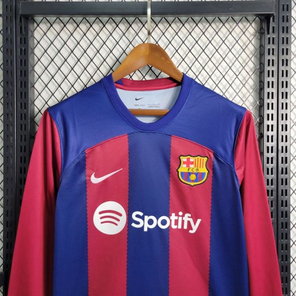 Fc barcelone  maillot 2023 2024 manches longues