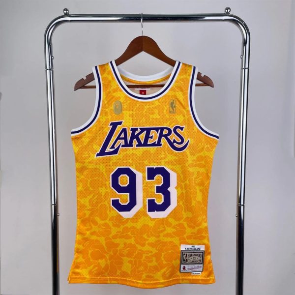 Maillot  bape los angeles lakers 93 bape  nba basket