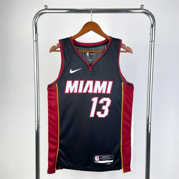 Maillot miami heat 13 adebayo nba basket