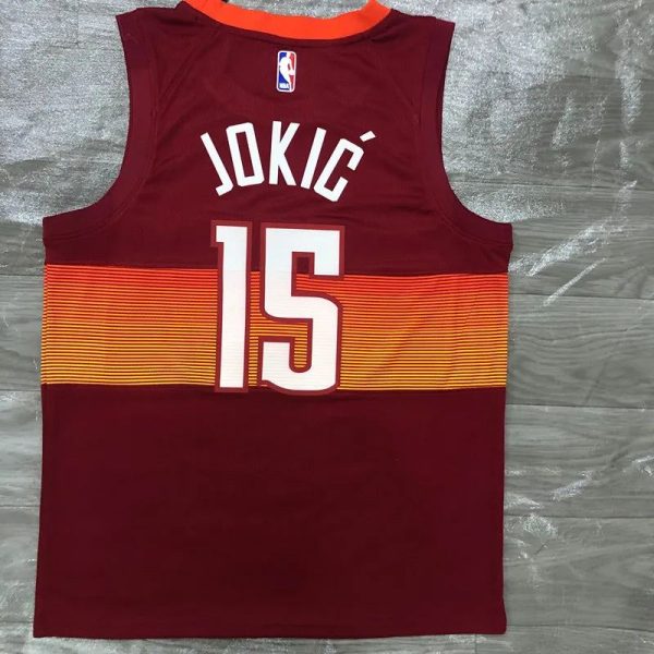 Maillot denver nuggets 15 jokic nba basket