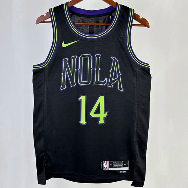 Maillot nouvelle orléans pelicans 14 ingram nba basket