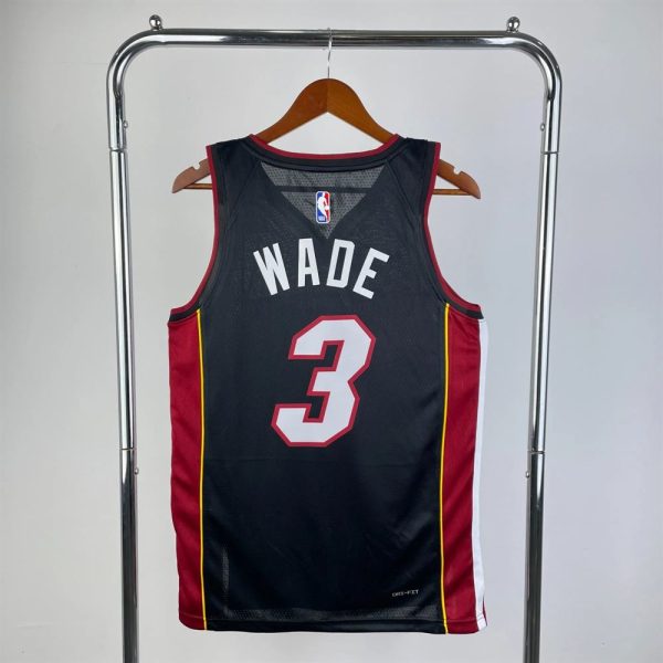 Maillot miami heat 3 wade nba basket