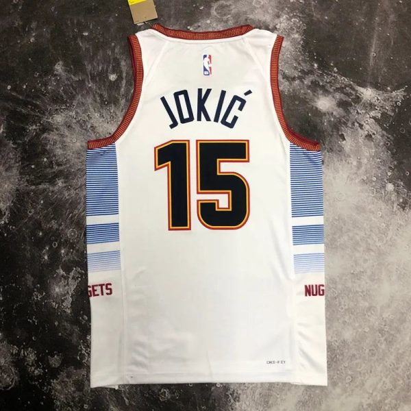 Maillot denver nuggets 15 jokic nba basket