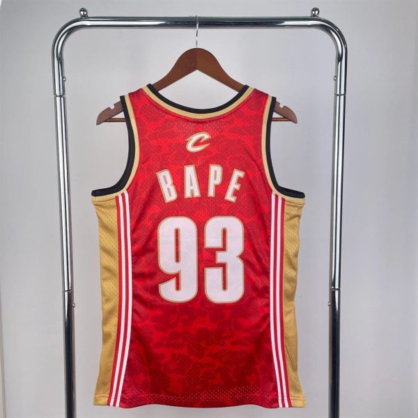 Maillot  bape cleveland cavaliers 93 bape  nba basket