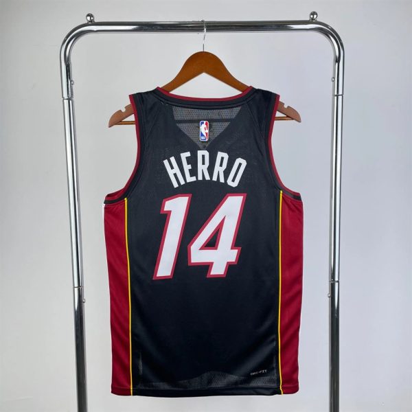 Maillot miami heat 14 herro nba basket