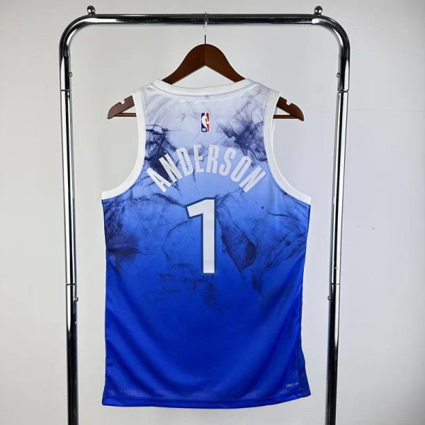 Maillot minnesota anderson 1 towns nba basket