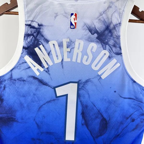 Maillot minnesota anderson 1 towns nba basket