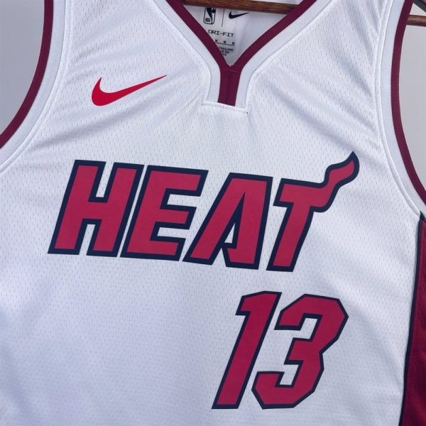 Maillot miami heat 13 adebayo nba basket